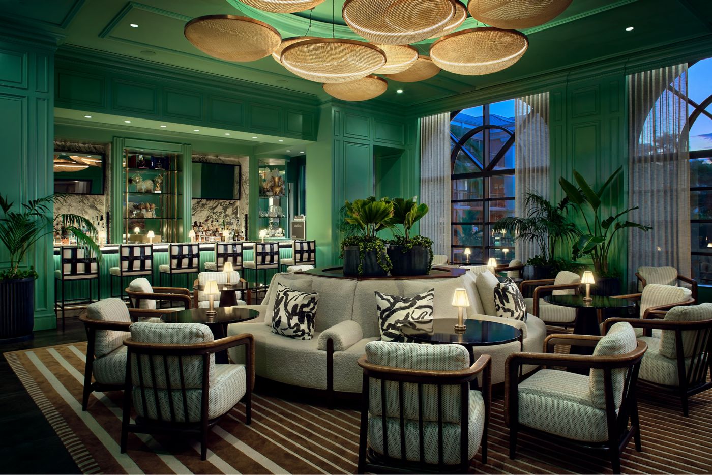 Silver Palm Lounge at the Ritz-Carlton Grand Cayman